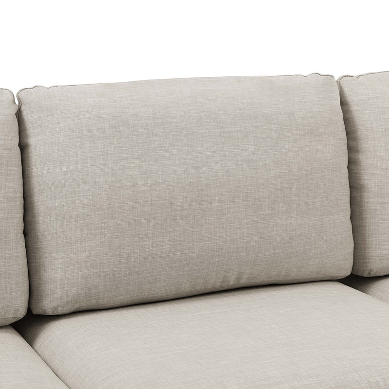 Upholstered Modular Sectional & Tall Legs