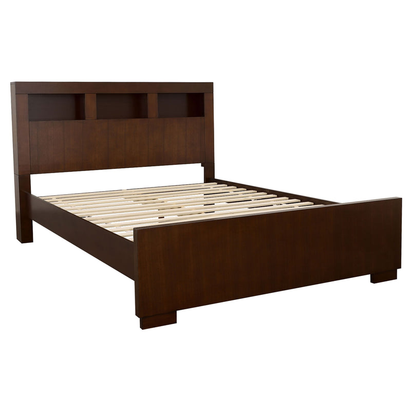 Polk - 5 Piece Queen Bedroom Set - Cappuccino