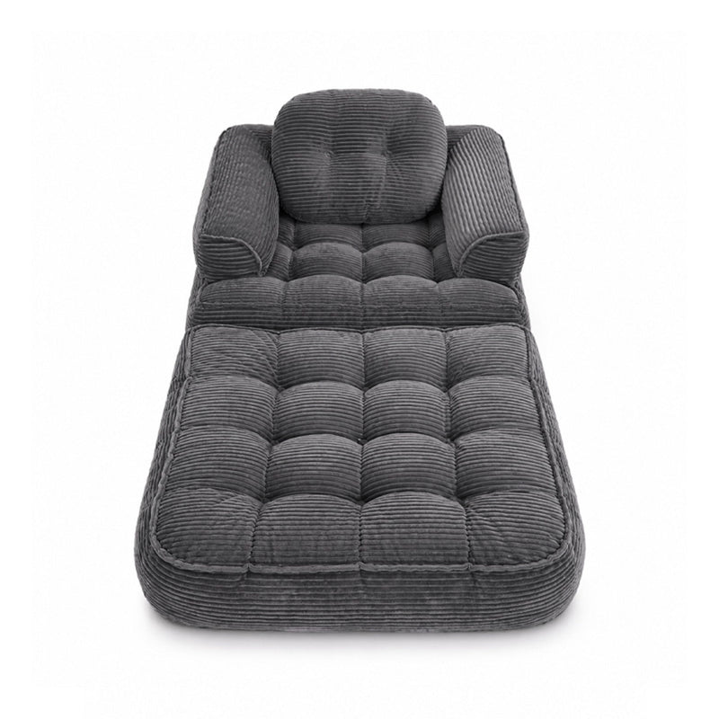Convertible 2 In 1 Armrest Sofa For Bedroom