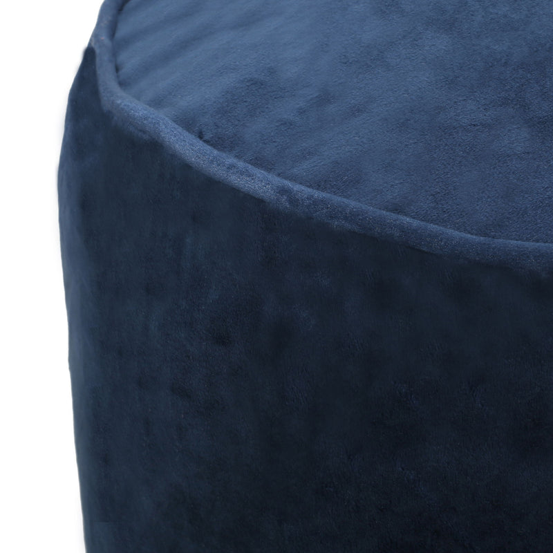 Shimon - Cylinder Pouf Ottoman Floor Cushion