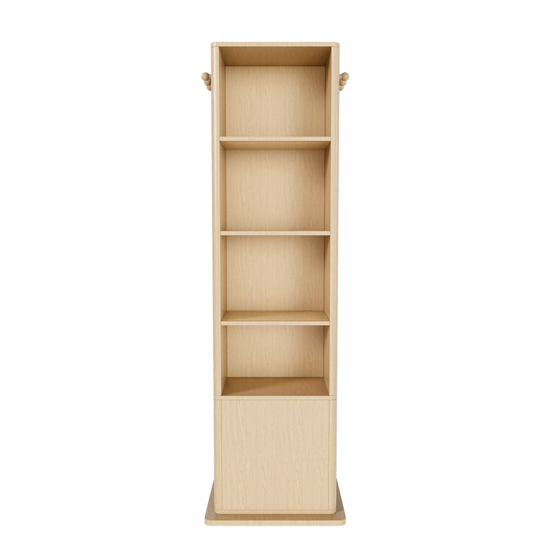 360° Rotating Makeup Cabinet With Full Length Mirror