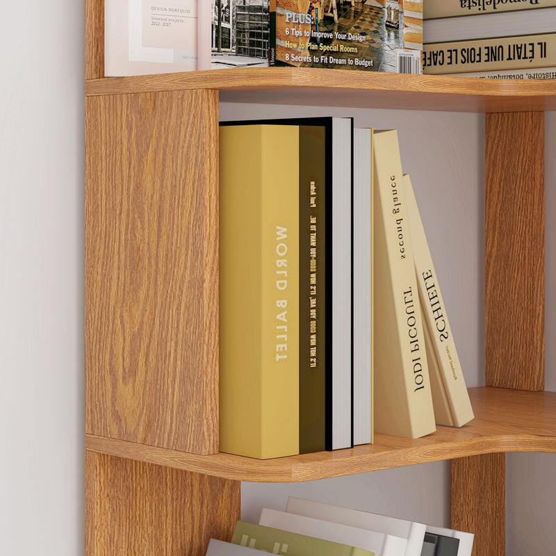 L-Shaped Corner Bookshelf