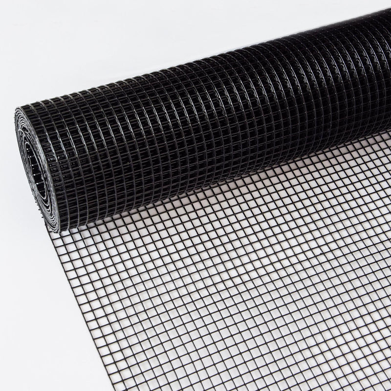 Vinyl Coated Hardware Cloth, 19 Gauge, For Poultry Cages And Home Improvement - Black