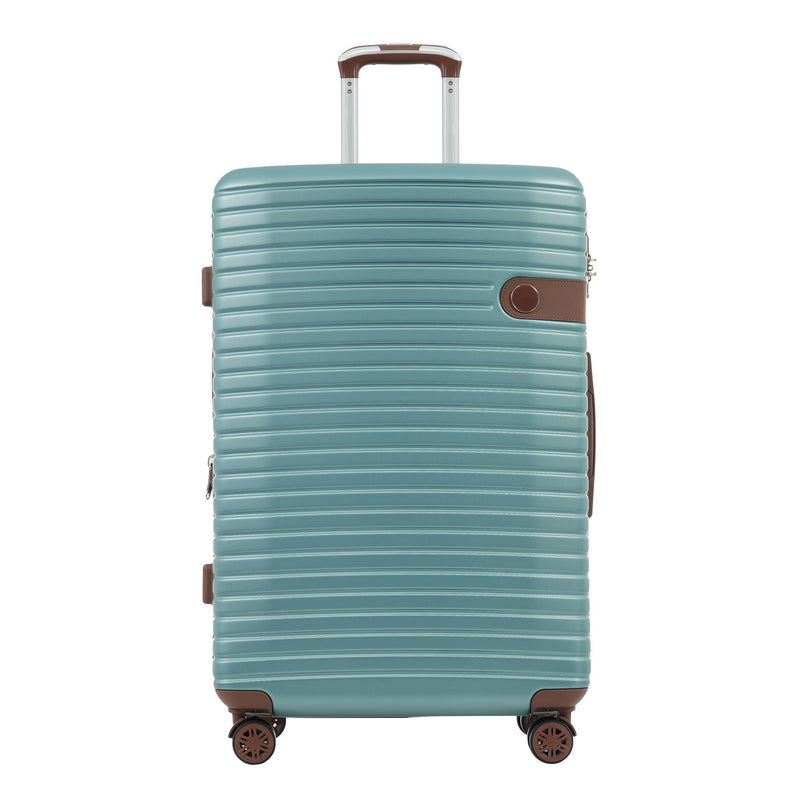 4 Piece Luggage Suitcase Set, Hard Shell Lightweight Expandable Travel Luggage With 4 Packing Cubes