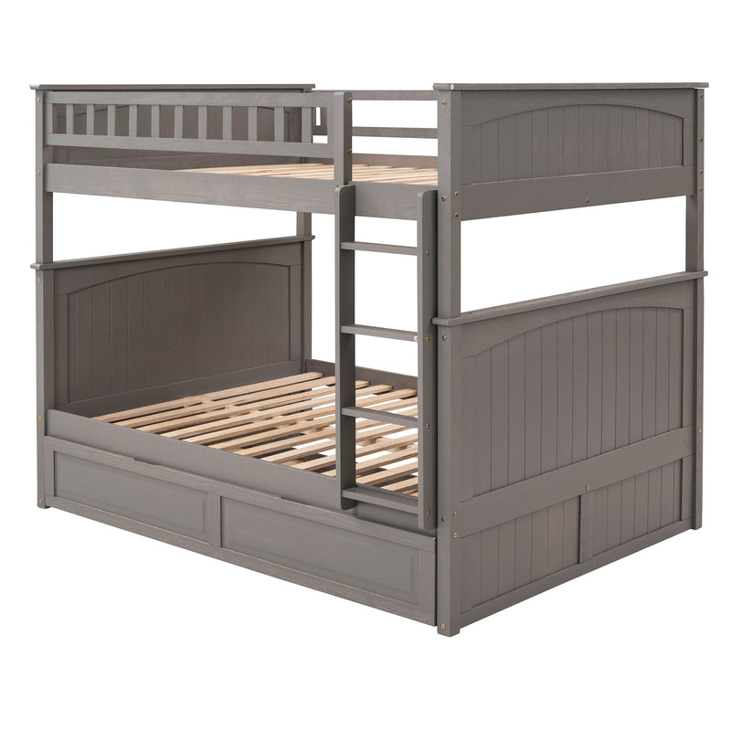 Bunk Bed With Twin Size Trundle, Guardrails