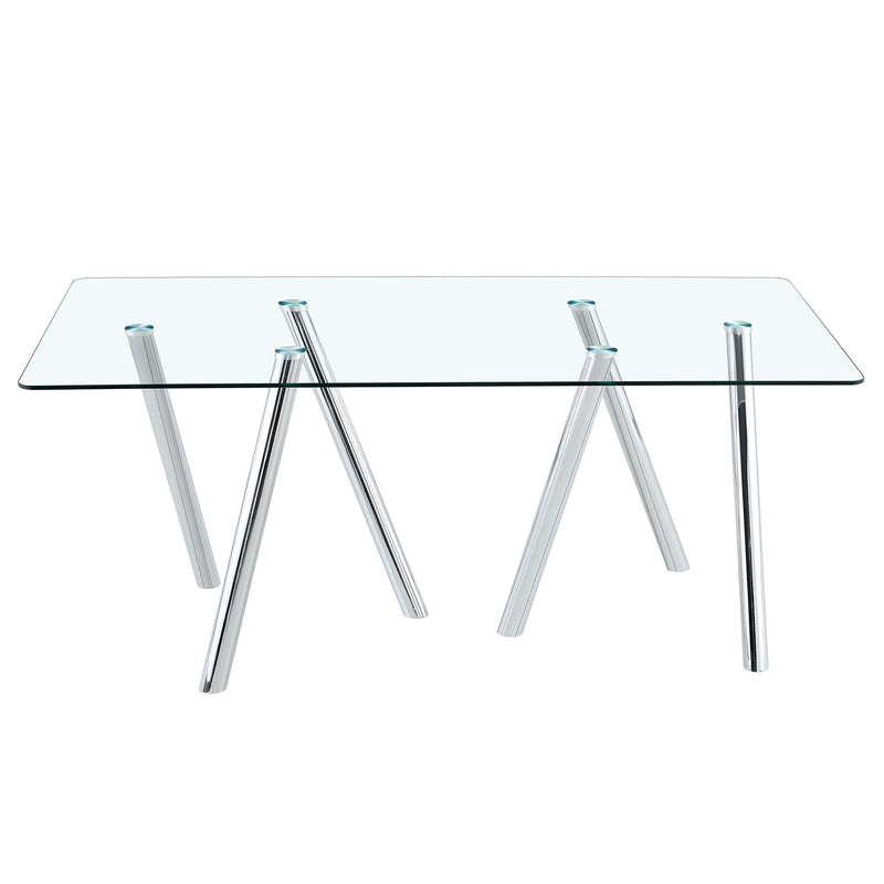 Dining Table With Transparent Surface