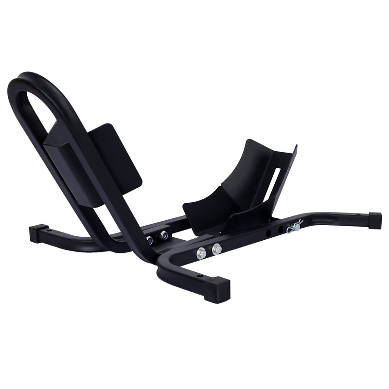 Heavy Duty Motorcycle Front Tire Chock For 17" 21" Wheels Stand 1200 Lbs Capacity - Black
