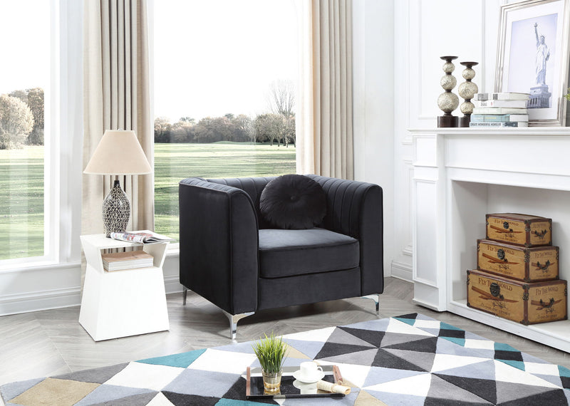 Contemporary Sloped Armchair
