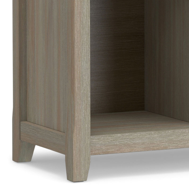 Acadian - 8 Cube Storage Sofa Table - Light Brown