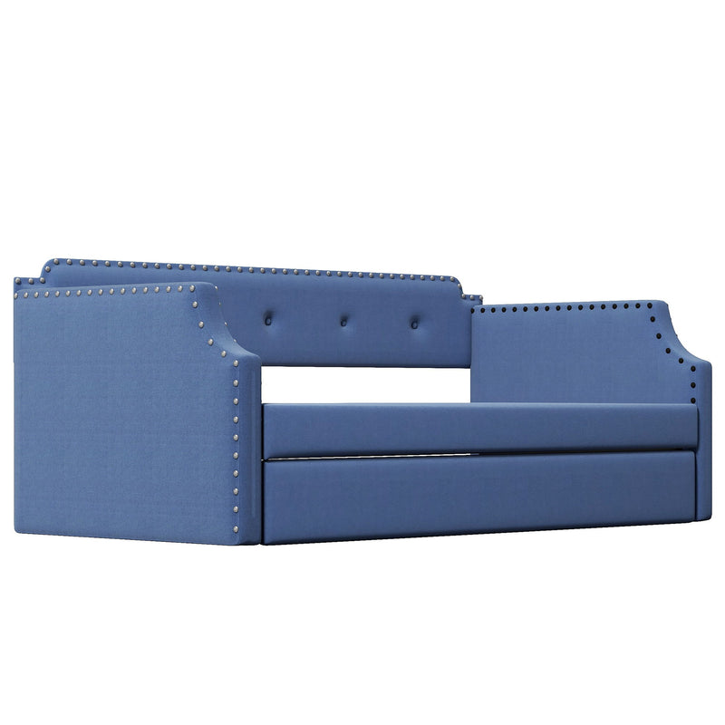 Upholstered Daybed With Trundle