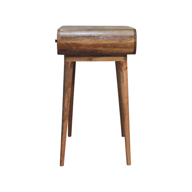 Writing Desk, Curved - Chestnut
