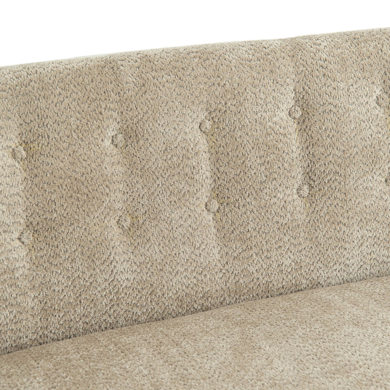 Nordic Chair Laid Back Loveseats With Curved Backres, No Armrests