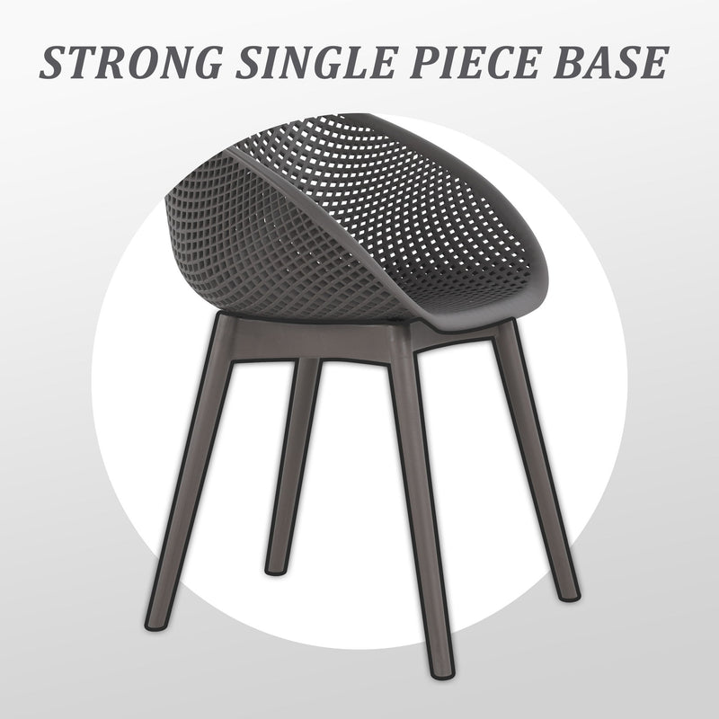 4 Pack Lounge Chair Set With Long Table