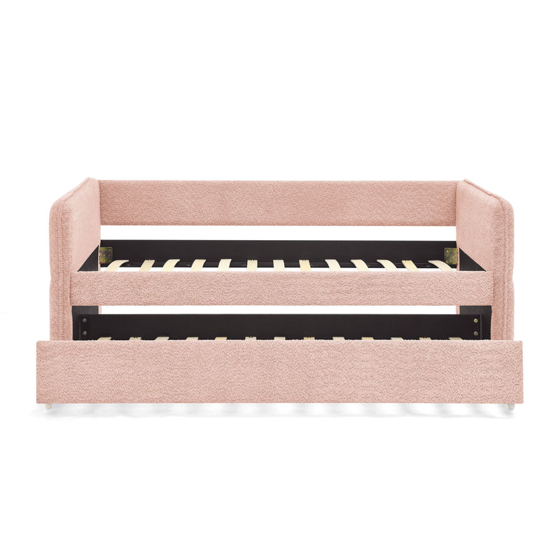 Upholstered Daybed With Pop Up Trundle