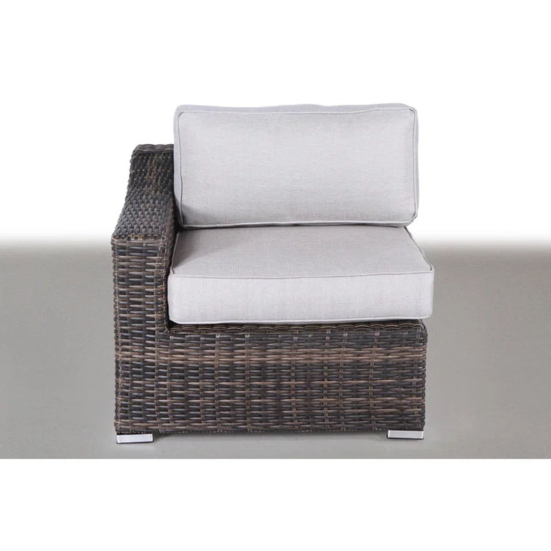 Resort 8 Person Wicker Patio Seating Set With Cushions - Espresso