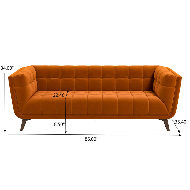 Addison - Mid-Century Modern Design Tufted Sofa