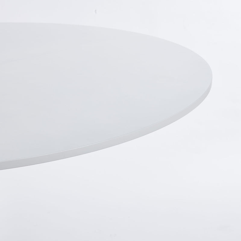 Mid-Century Tulip Dining Table With Round Top