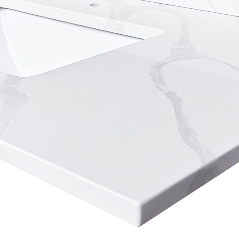 Bathroom Vanity Top With Undermount Single Bowl Sink