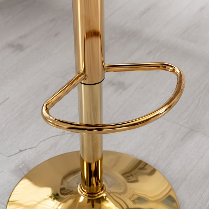 Unique Design Bar Chair, 360 Degree Rotation, Adjustable Height, Suitable For Dining Room And Bar
