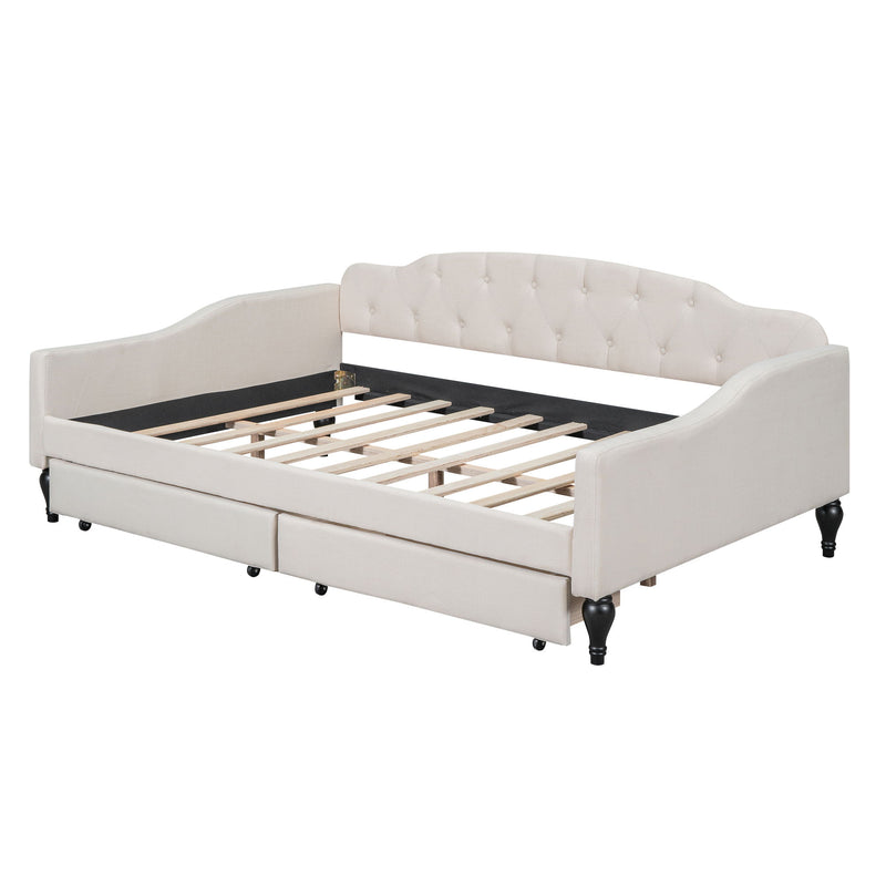 Upholstered Tufted Daybed