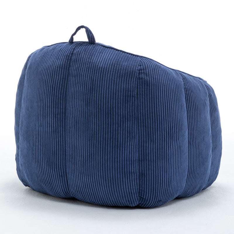 Giant Bean Bag Chair Sofa For Living Room - Dark Blue