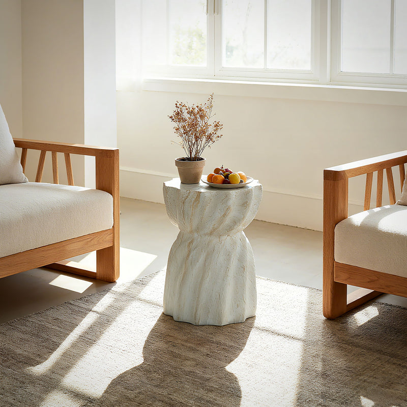 Outdoor End Table - Marble