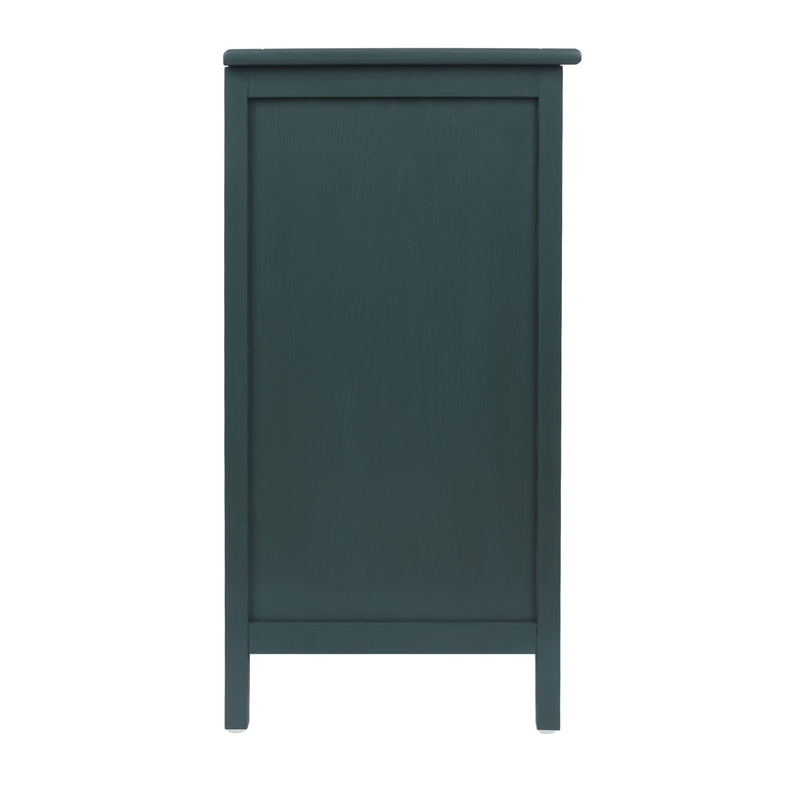 3 Drawer Cabinet, Natural Rattan, American Furniture