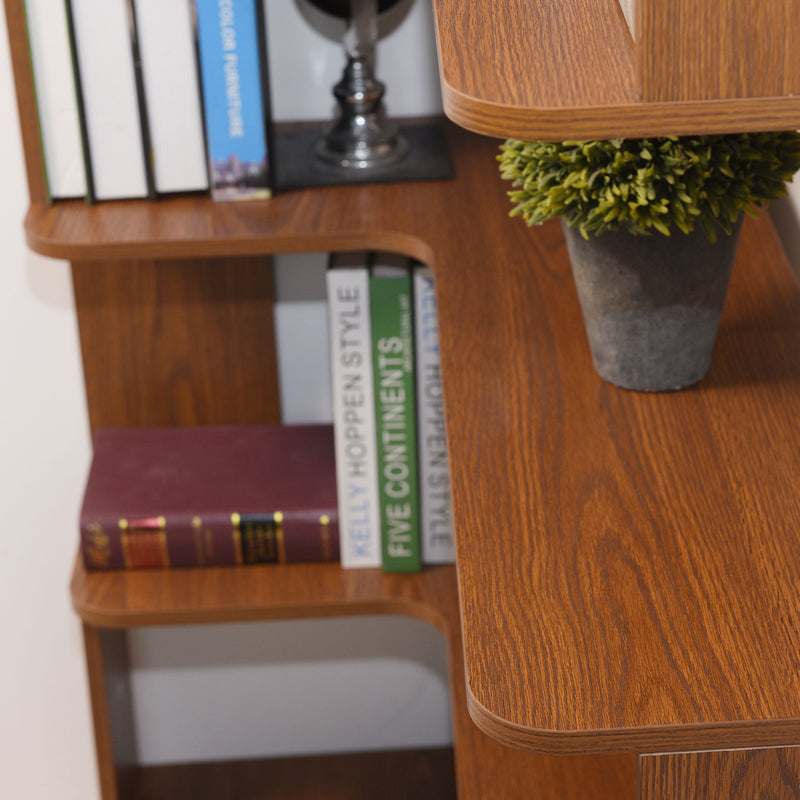 L-Shaped Corner Bookshelf