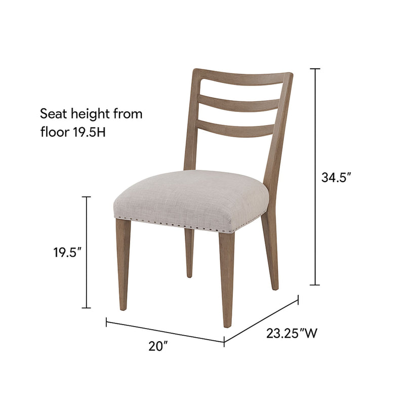 Ladderback Side Dining Chair (Set of 2)