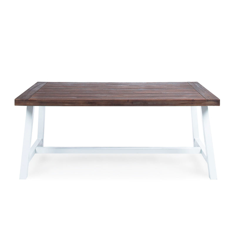 Outdoor Sandblast Finish Acacia Wood Dining Table