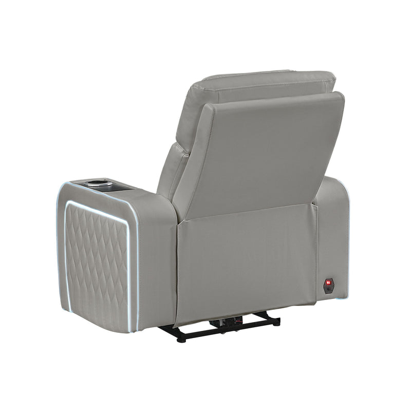 Electra - Power Reclining Set With Power Headrests, Massage And LED Lighting