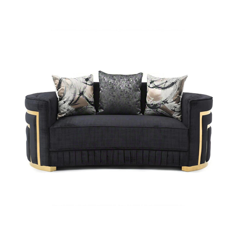 Soledad - Loveseat - Black