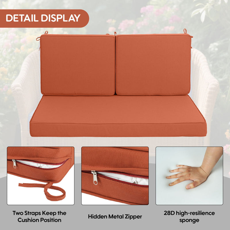 Deep Seat Waterproof Replacement Patio Chair Cushions For Patio Furniture
