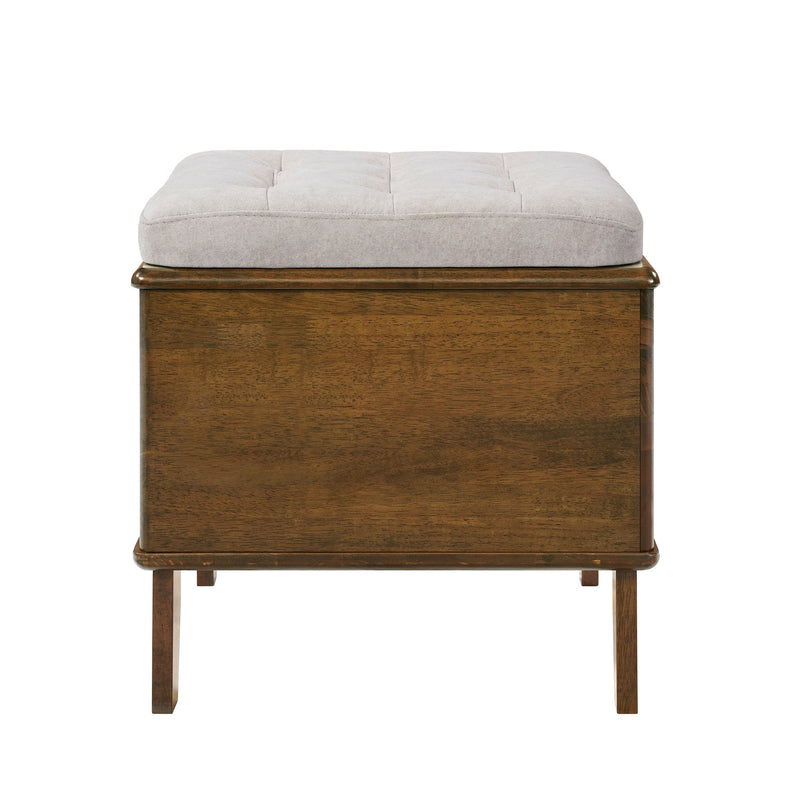 Letitia - Cat Bed Ottoman - Walnut