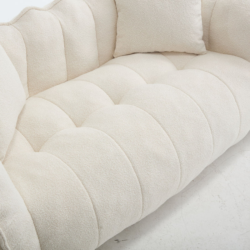 Cozy Beanbag Chair With High Resilience Foam Core For 2