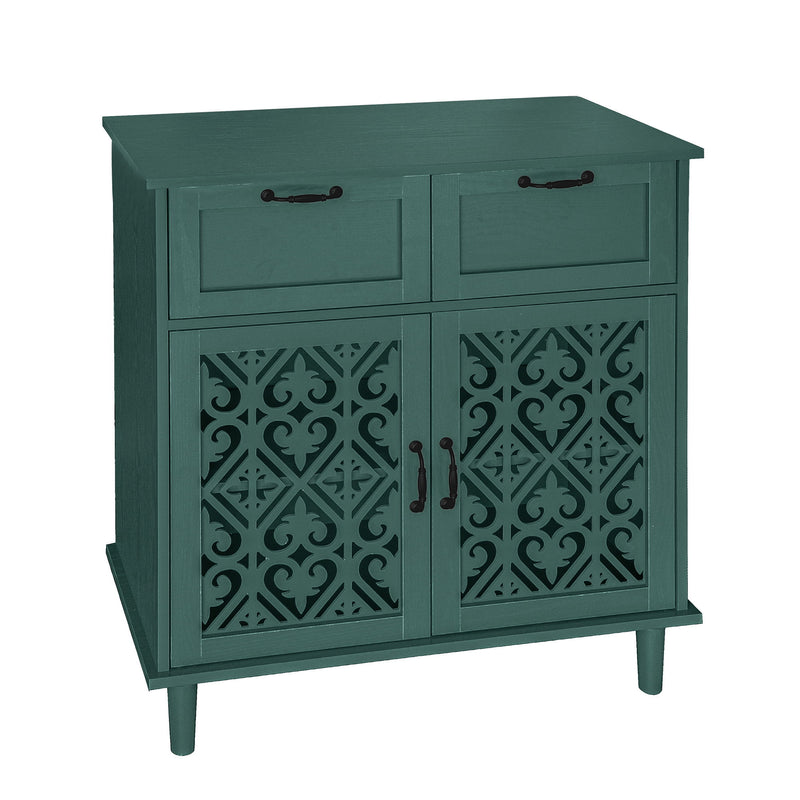 2 Door 2 Drawer Elegant Cabinet