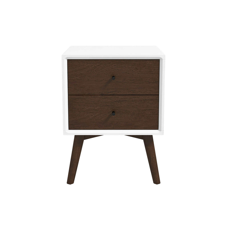 Caroline - Mid-Century Modern Style Night Stand 2 Drawer