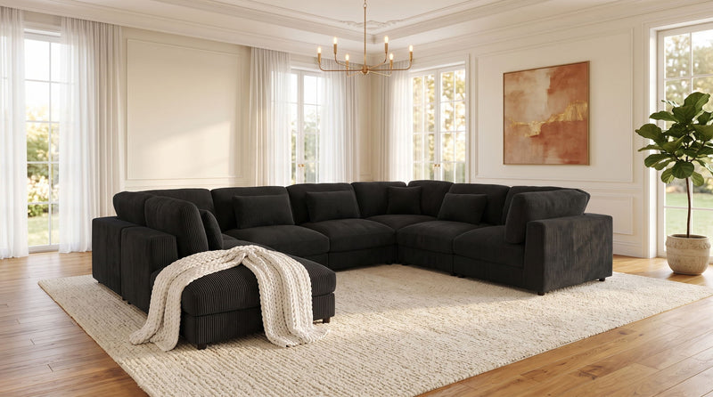 Upholstered Modular Sectional & Custom Configuration