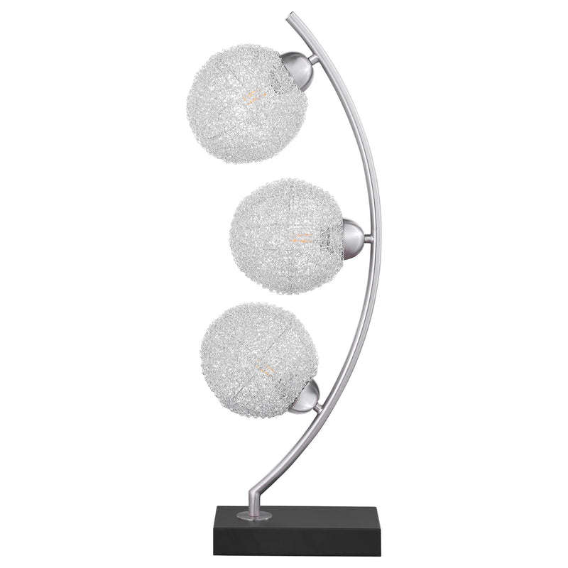 Mcdougal - Spherical Table Lamp With LED Lighting - Black