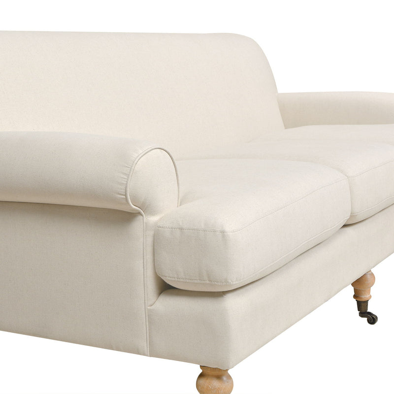 Alana - L-Shape Reversible Sectional Sofa - Light Beige