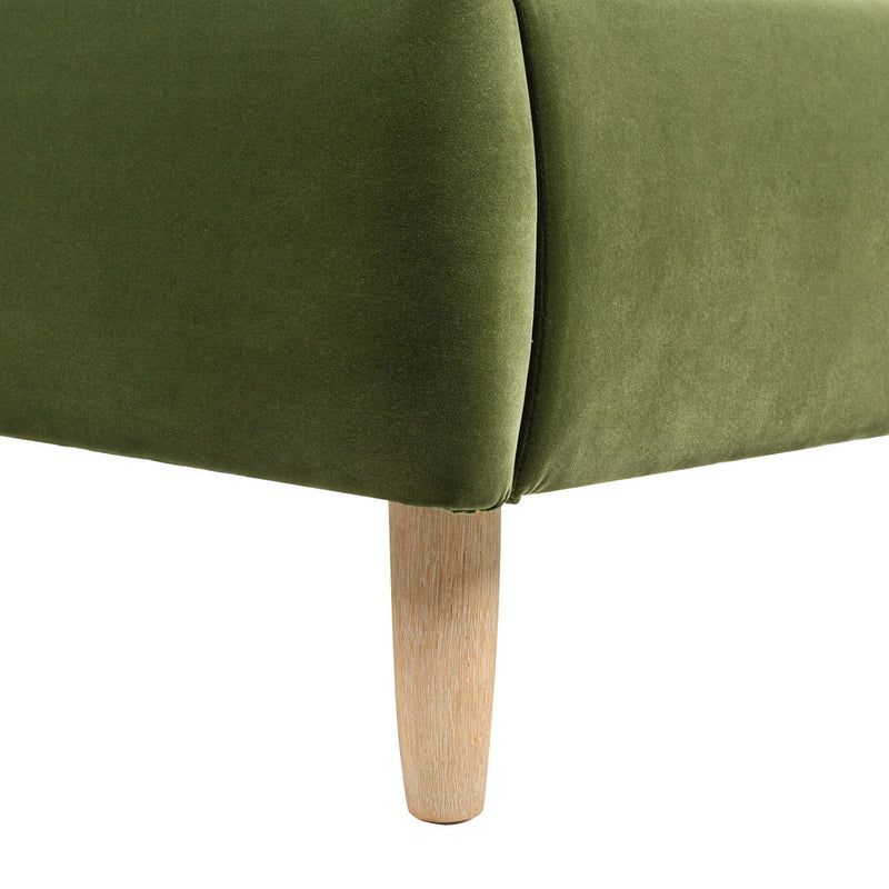 Roman - Curved Headboard Upholstered Platform Bed