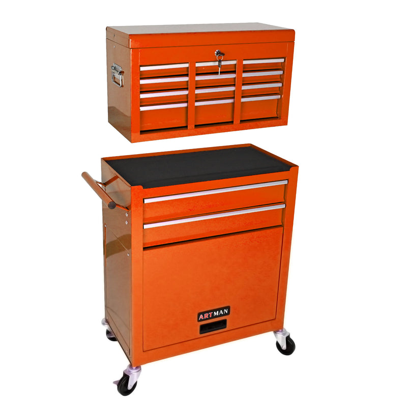 High Capacity Rolling Tool Chest With Wheels And Drawers, Storage Cabinet