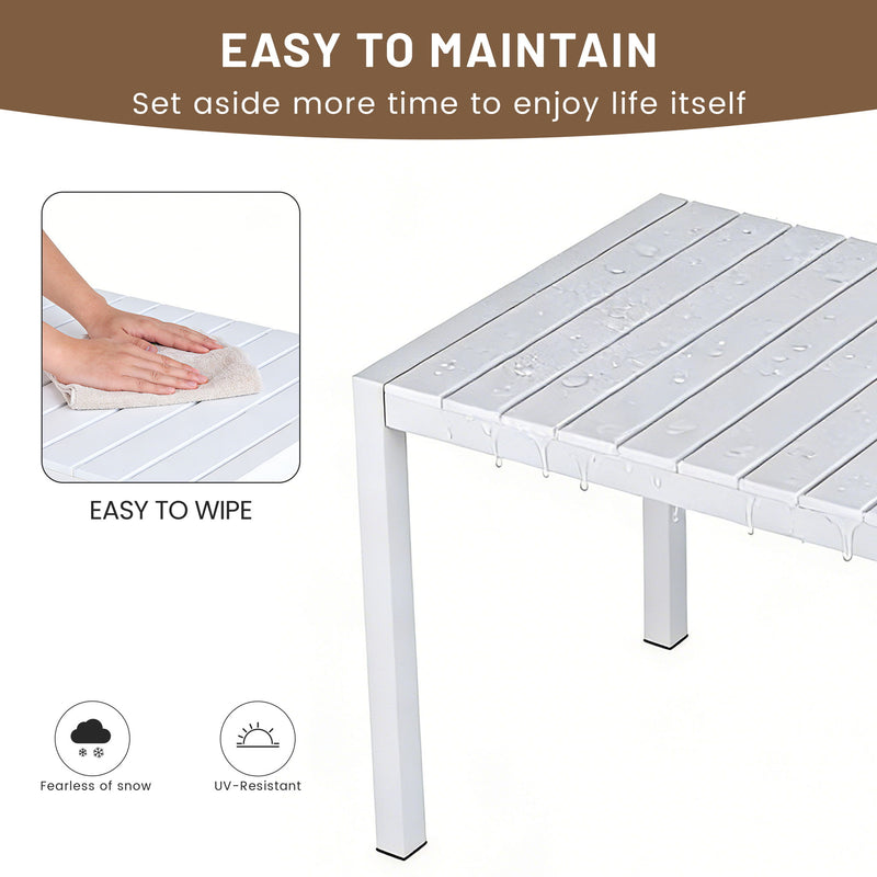 4 Modern Stackable Armchair Matched With Long Table