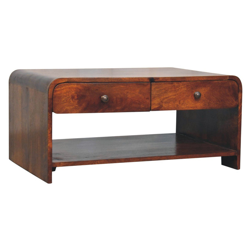 Aspen - Slim Coffee Table - Dark Brown