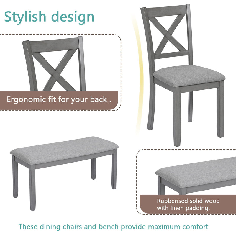Kitchen Dining Set, Rectangular Dining Table