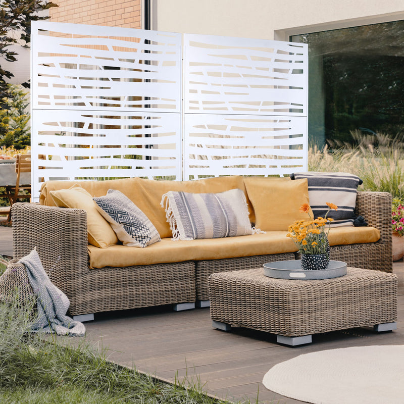 Outdoor & Indoor Privacy Screen Metal Privacy Screen