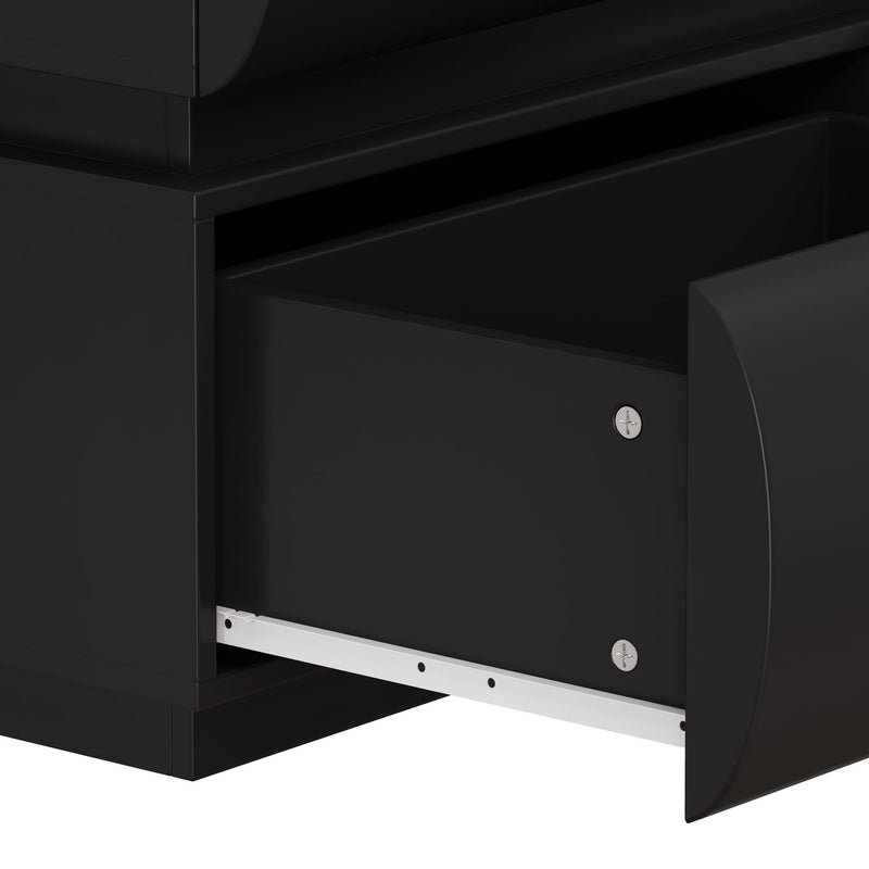 Minimalist Modern 6 Drawer Dresser, Handle Free Design With Wide Storage