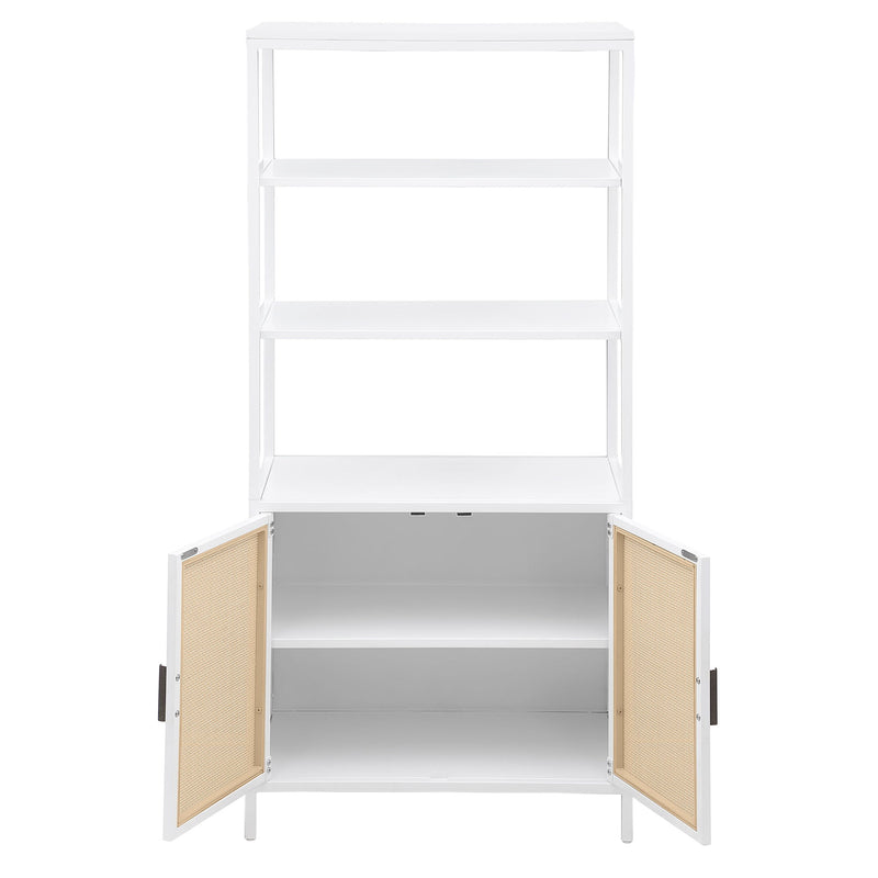 Kenneth - 3 Shelf Radio Weave Accent Cabinet