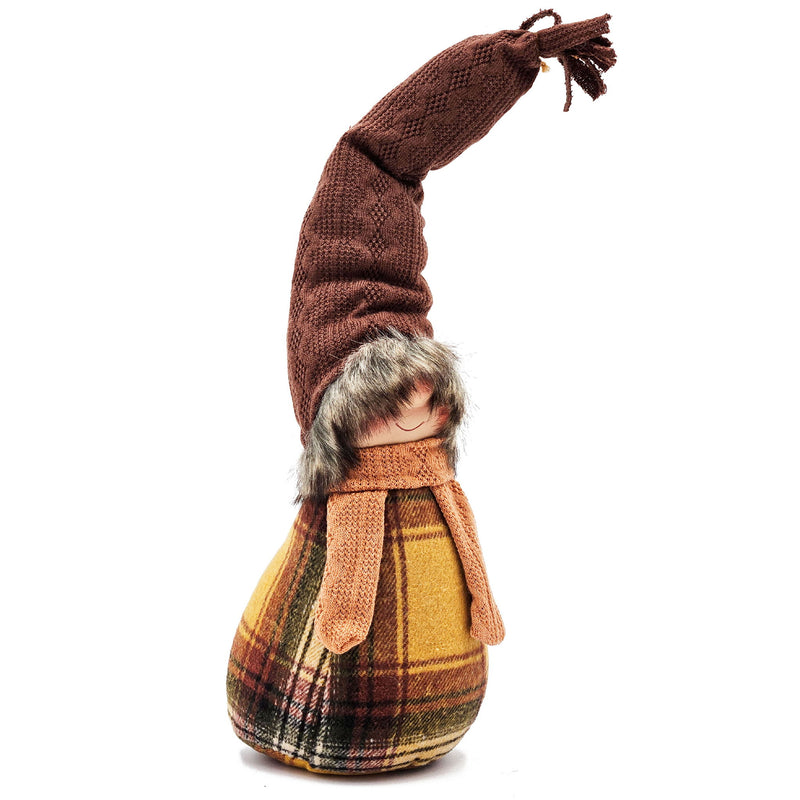 Gnomes Decorations For Fall Thanksgiving Table Decorations (Set of 2) - Brown / Yellow