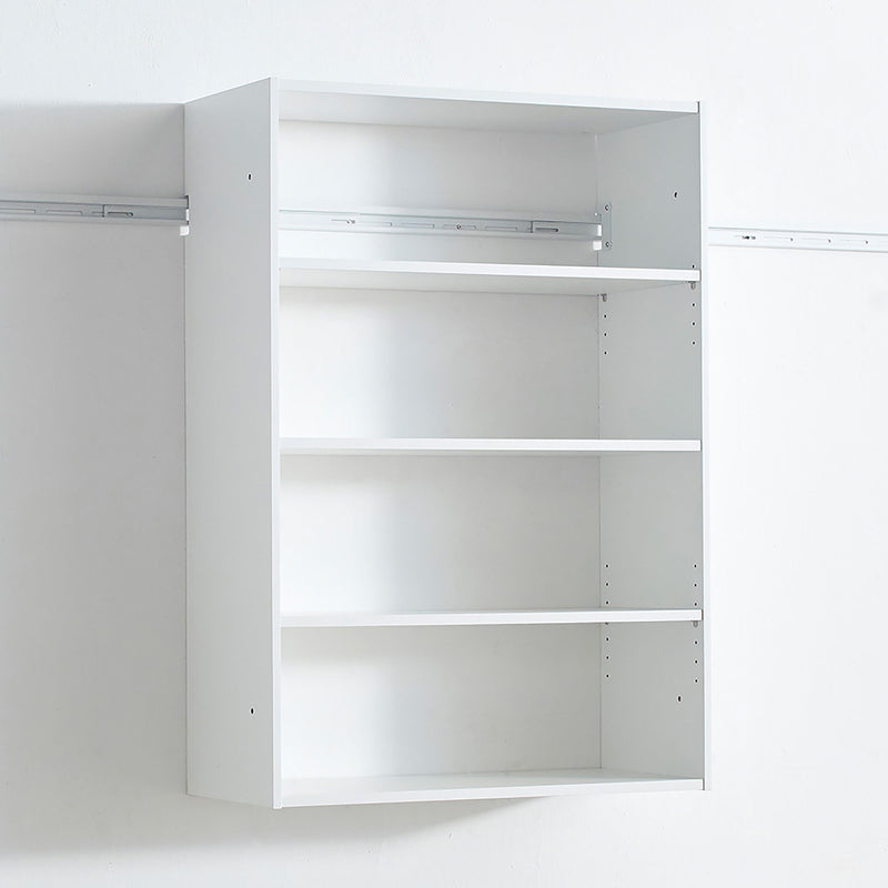 Devi - Wall Mounted Wood Closet System With Modular Design And Ample Storage